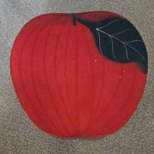 FREE W ANY PURCHASE! Red Apple Shaped Decorative Box